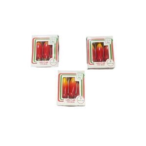 Vintage Christmas flame type bulb replacements MCM 60s Candleabra